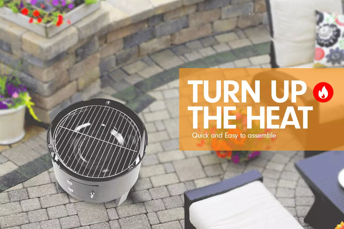 3in1 BBQ Grill Roaster Smoker