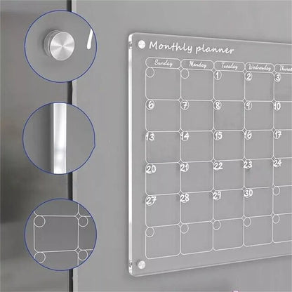 2pcs Magnetic Fridge Planner Set